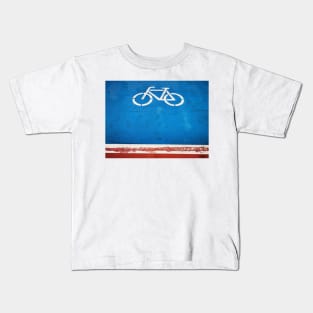 FEELING BLUE?.... COME CYCLE WITH US Kids T-Shirt